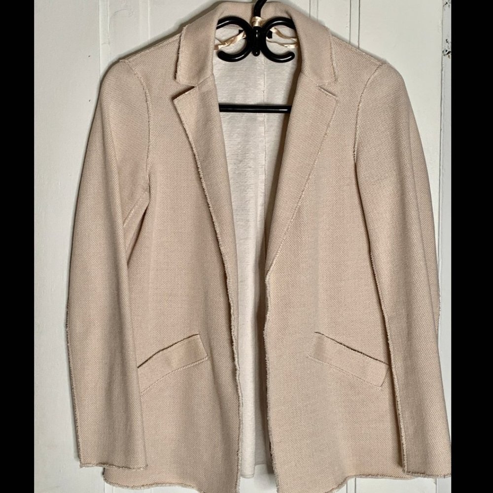 Topshop Blazer with frayed edges